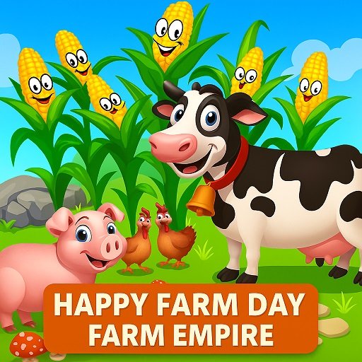 Happy Farm Day: Farm Empire Idle Tycoon