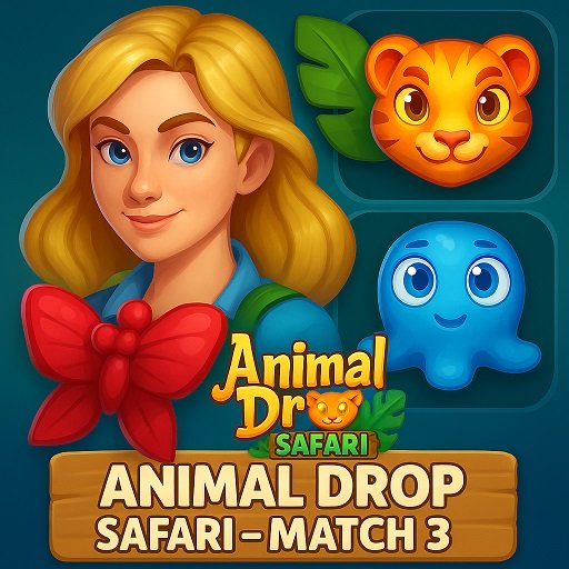 Animal Drop Safari – Match 3