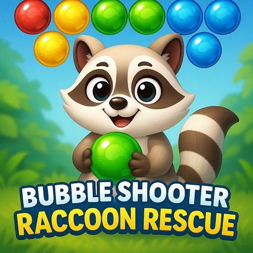Bubble Shooter Raccoon Rescue