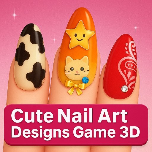 Cute Nail Art Designs Game 3D