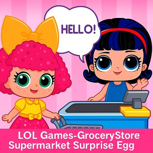 LOL Games – Grocery Store Supermarket Surprise Egg