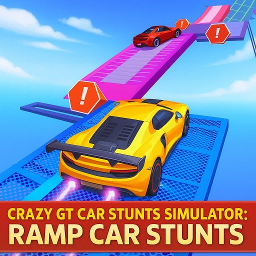 Crazy GT Car Stunts Simulator: Ramp Car Stunts