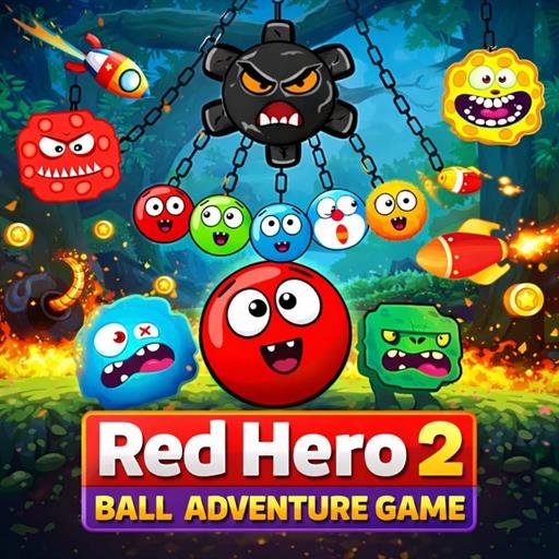 Red Hero 2 Ball Adventure Game