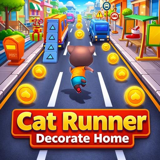Cat Runner: Decorate Home
