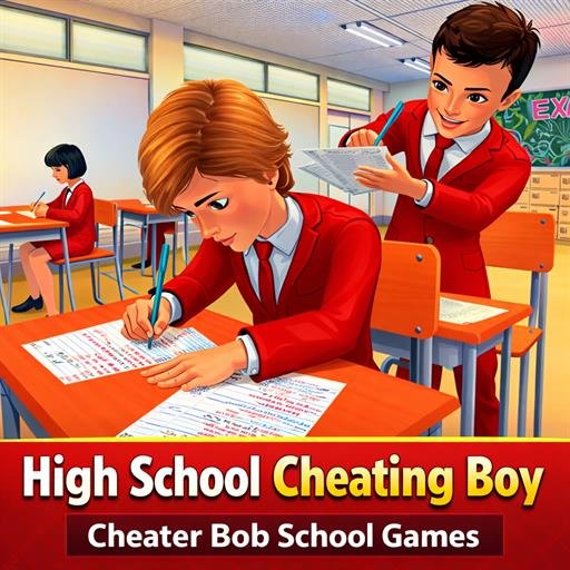 High School Cheating Boy Cheater Bob School Games